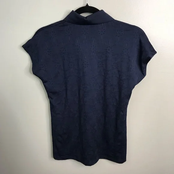 Lady Hagen Eyelet Dolman Polo Sz XS - Picture 2 of 3